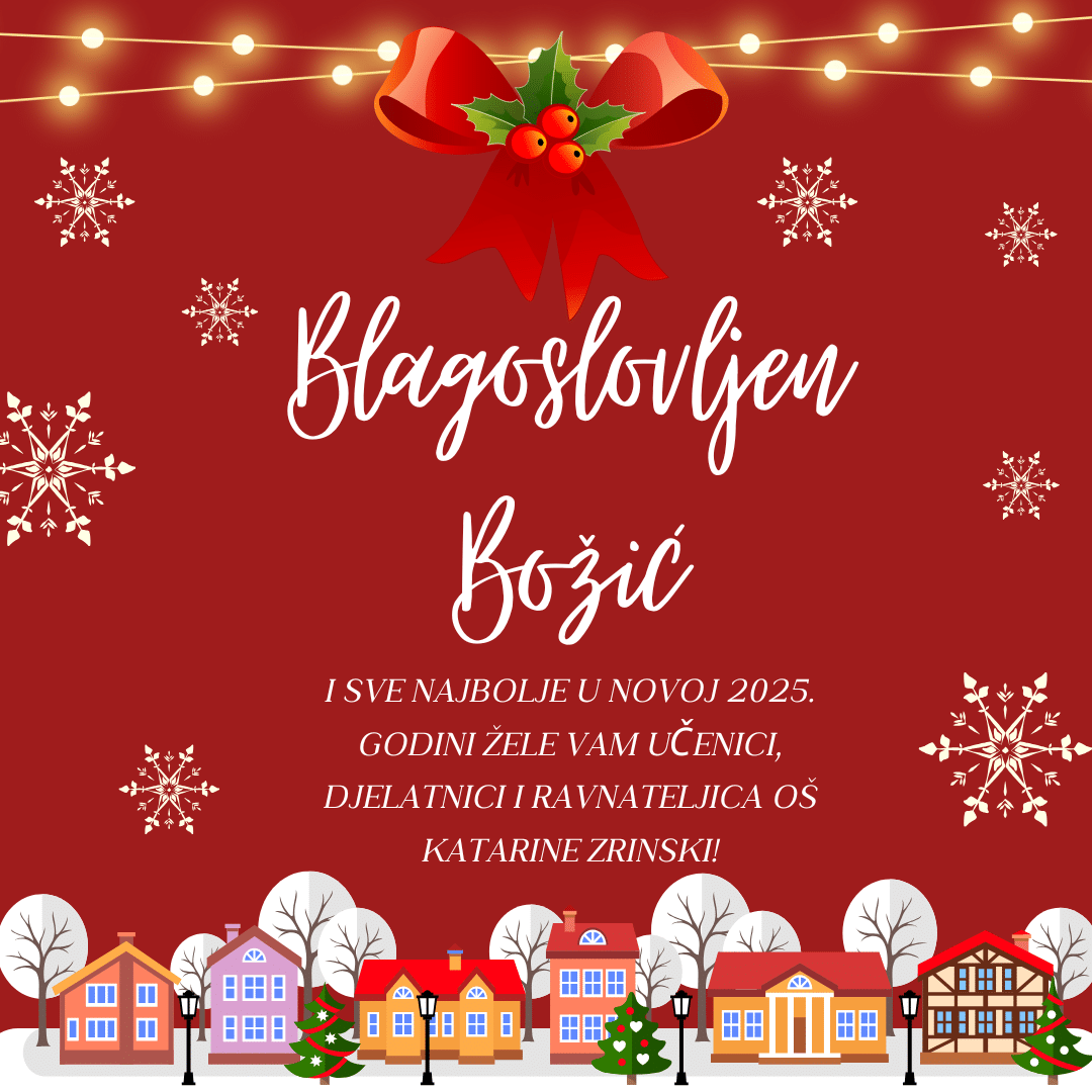 Pročitajte više o članku Blagdanska čestitka i priredba učenika naše škole