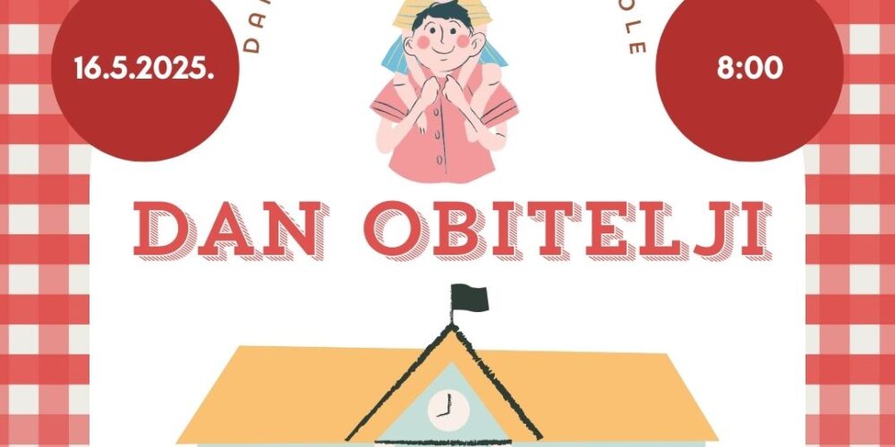 Pozivnica: Dan otvorenih vrata i Dan obitelji