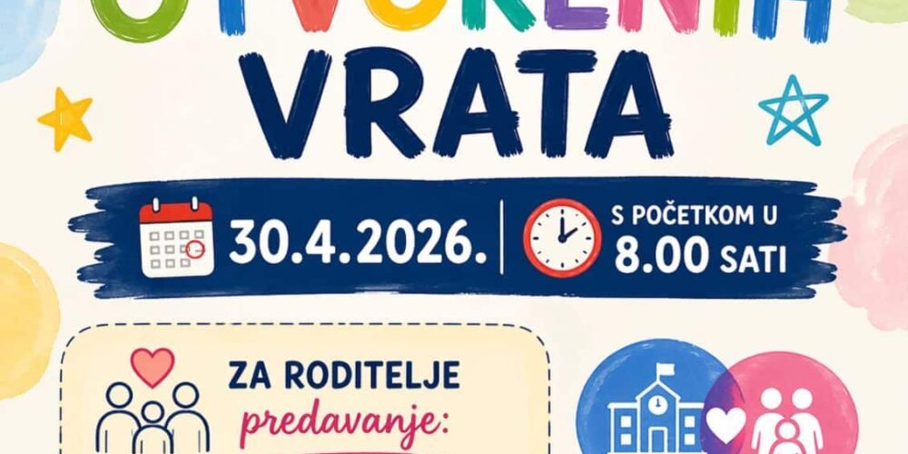 Dan otvorenih vrata – 30. travnja 2026.